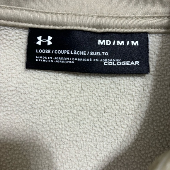 Under Armour Loose 1/4 Quarter Zip Pullover Men's Medium Sweatshirt Jacket - Picture 4 of 6